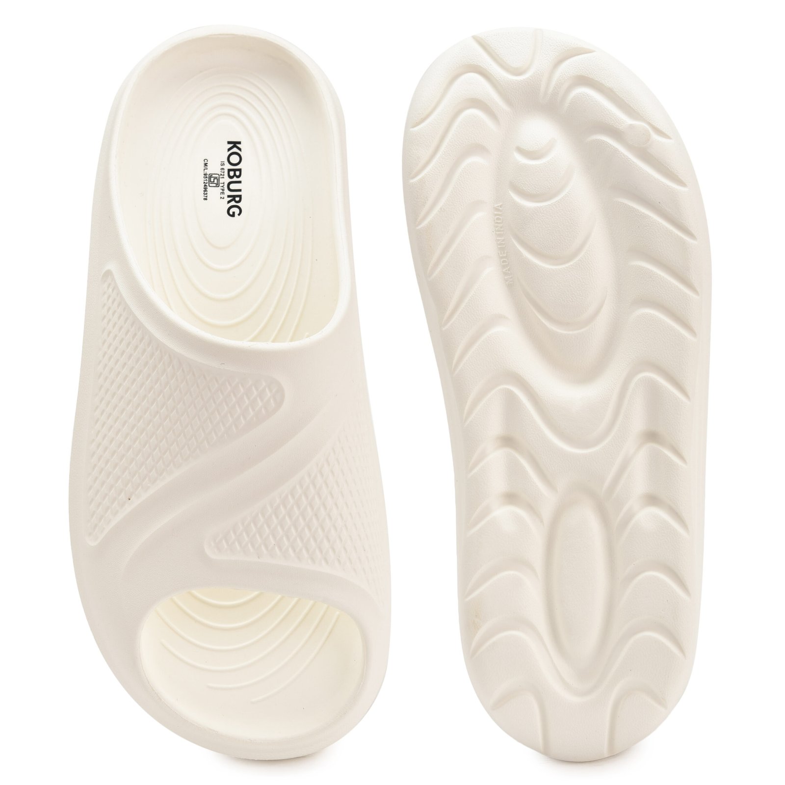 Beast Slide for Men ( White ) - Image 5