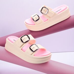 Diva Sandal for Women (Cream Pink)