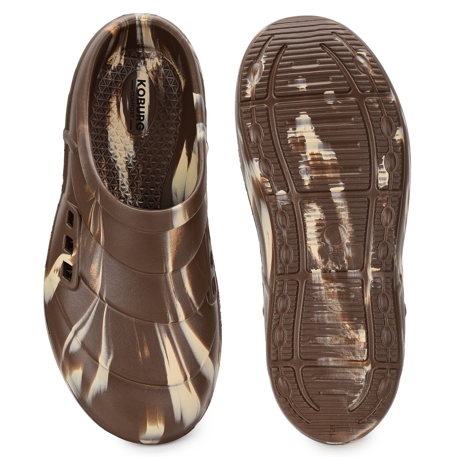 Plasma Pro Clog for Men (Brown, Beige) - Image 5