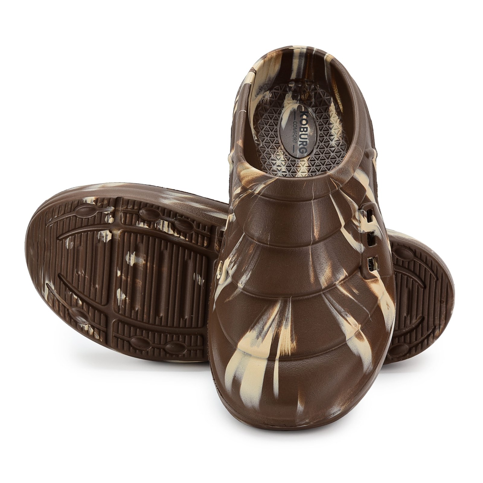 Plasma Pro Clog for Men (Brown, Beige) - Image 4