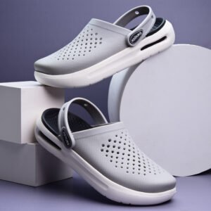 Turbo Glide Clog for Men (Light Grey Dark Grey)