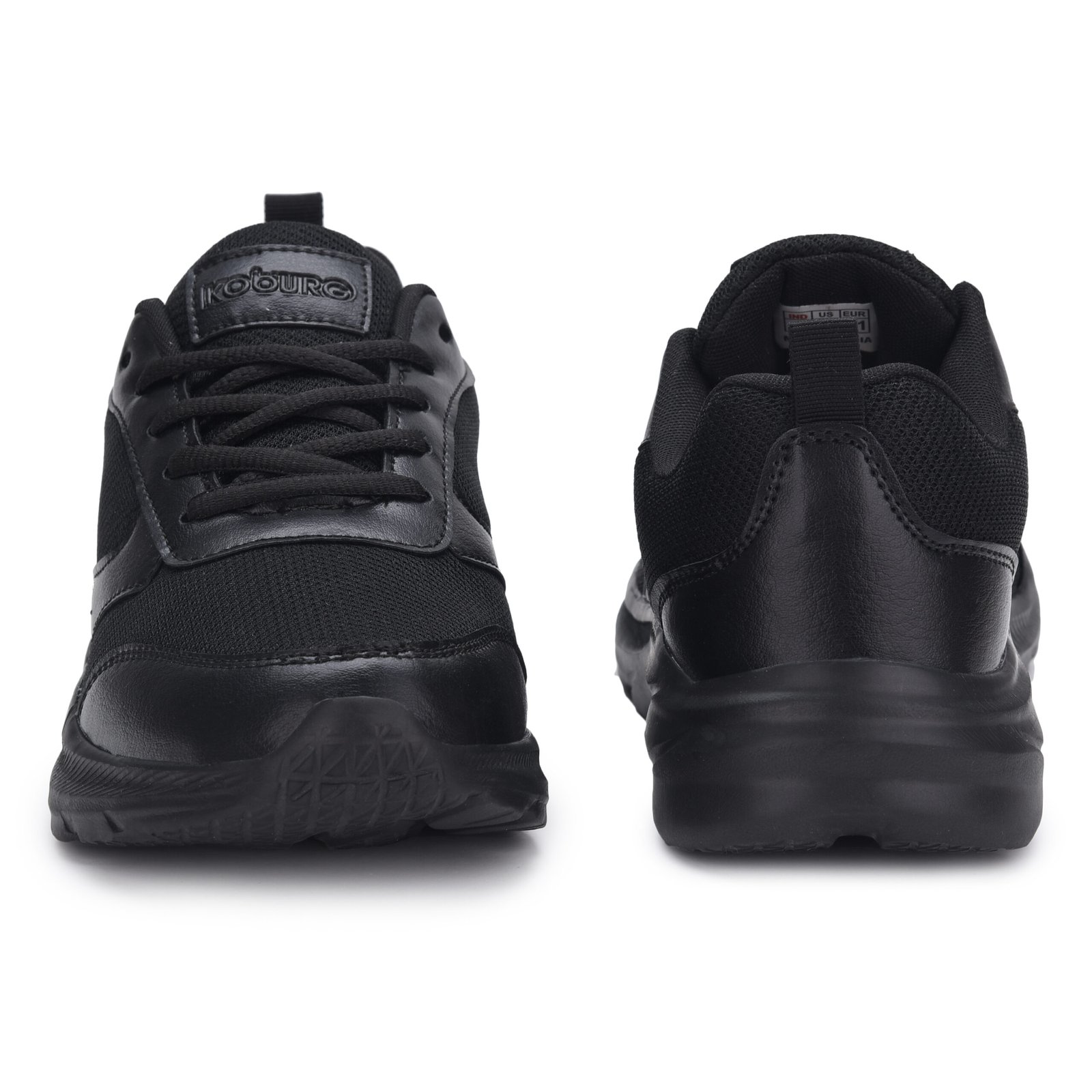 Genex School Shoes for Kids (Black, 15-16 Years) - Image 4