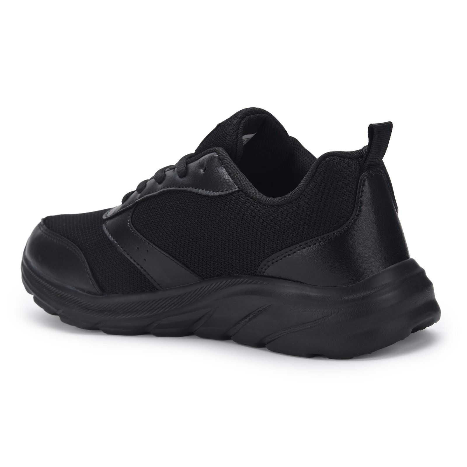 Genex School Shoes for Kids (Black, 15-16 Years) - Image 2