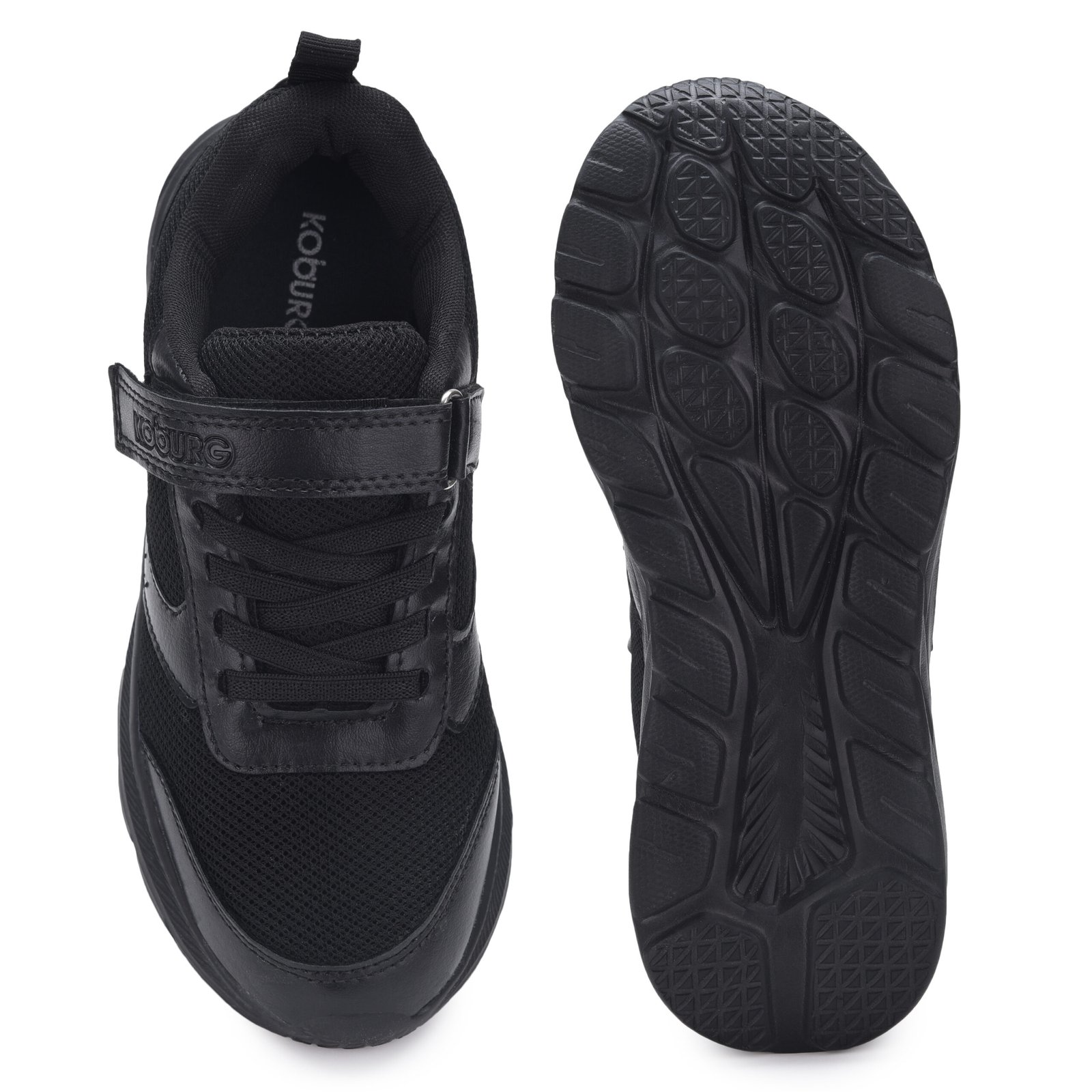 Genex School Shoes for Kids (Black, 11-12 Years) - Image 9