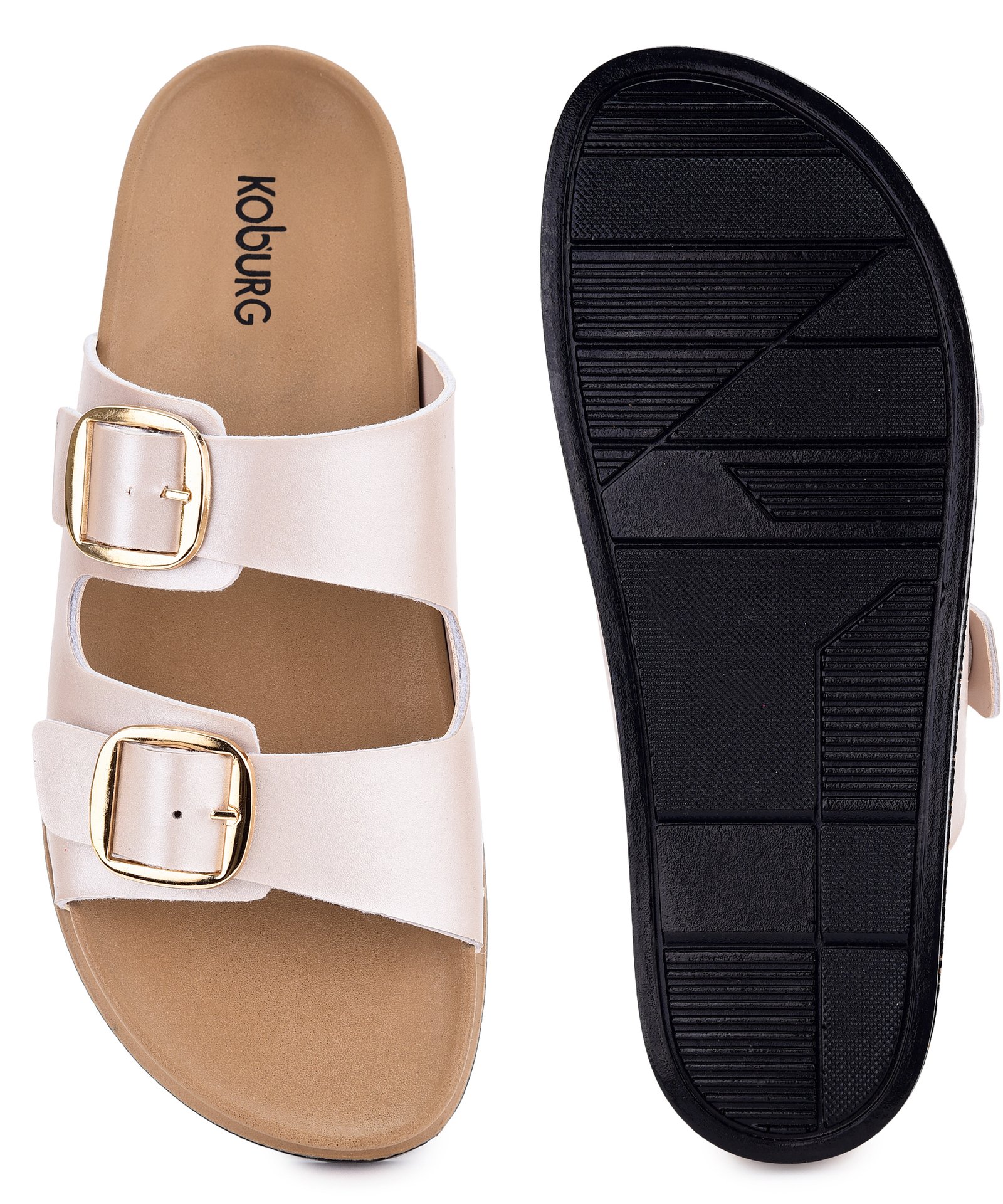 Stella Sandal for Women (Silver Tan) - Image 6