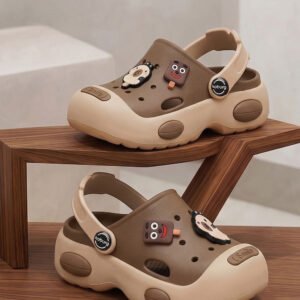 Koburg First Smile Kids Casual Clogs (Cream Beige)