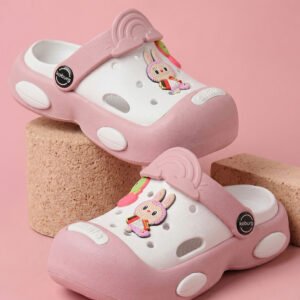Koburg First Smile Kids Casual Clogs (Pink White)