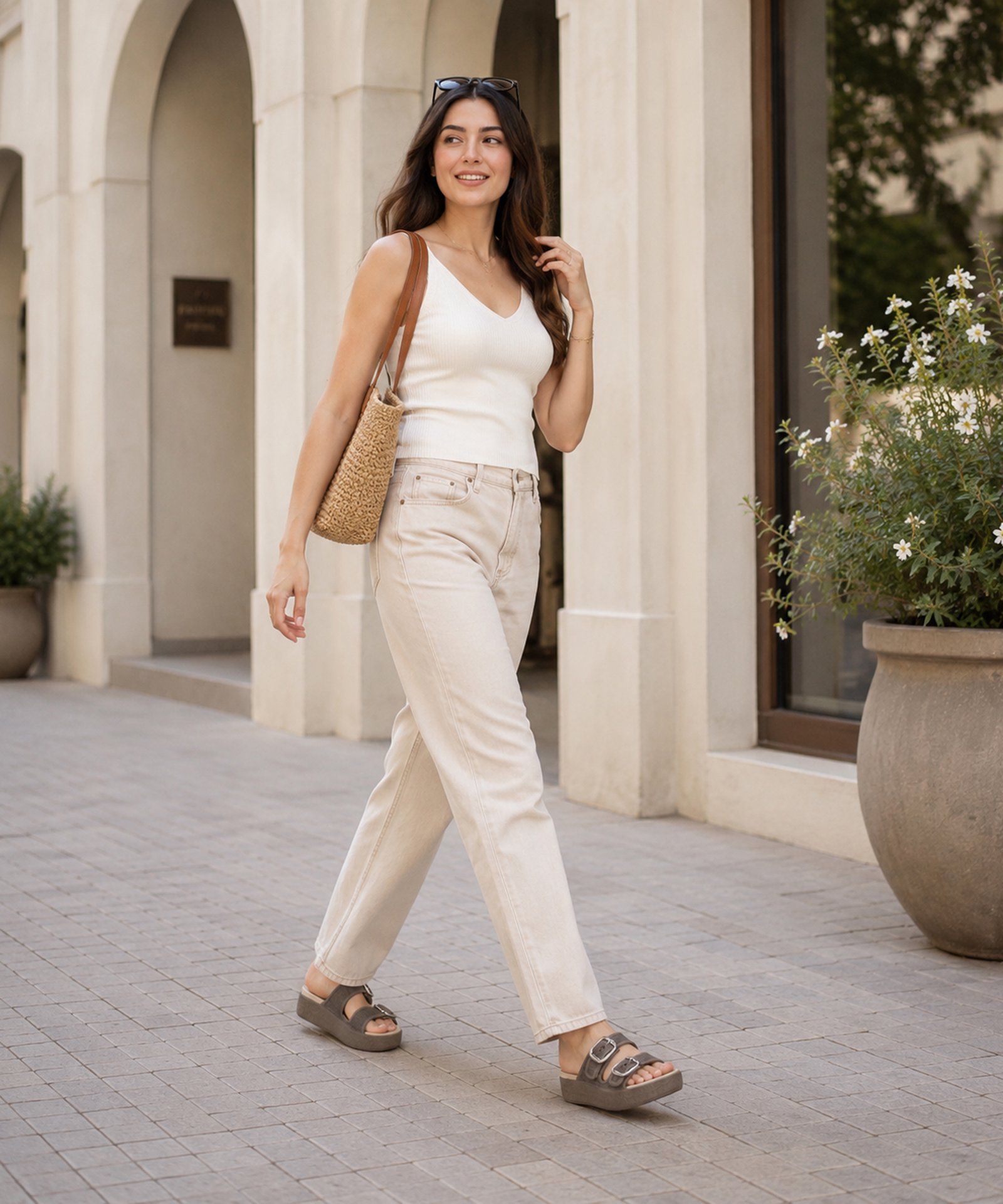 Aura Sandals for Women (Chiku Beige) - Image 3