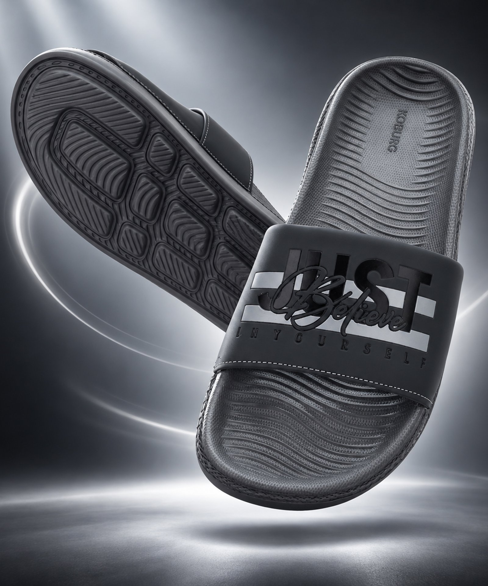 Koburg Elite Slide for Men (Grey)