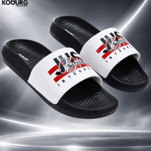 Koburg Elite Slide for Men (White Black)