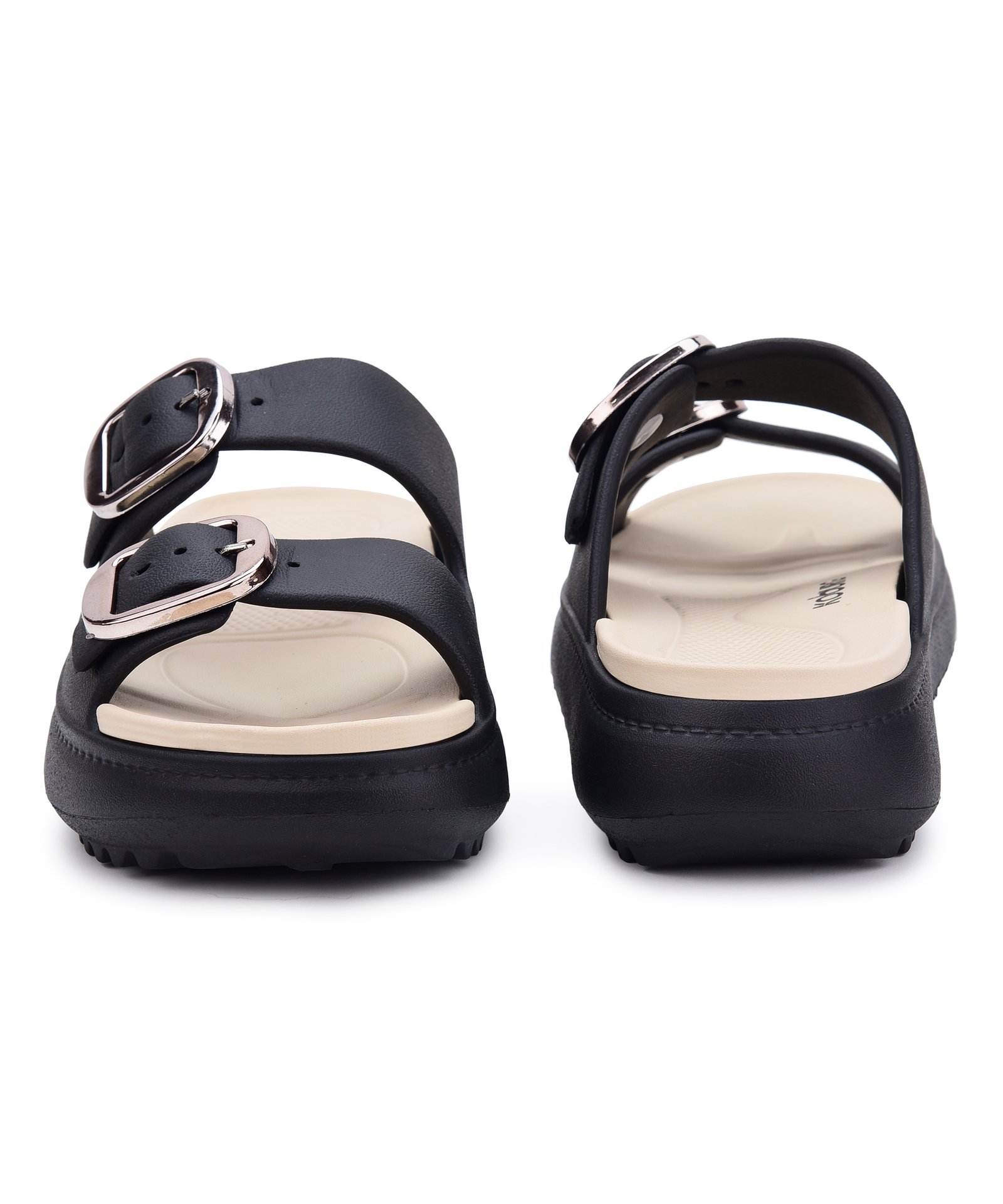 Daisy Sandals for Women (Black Beige) - Image 6