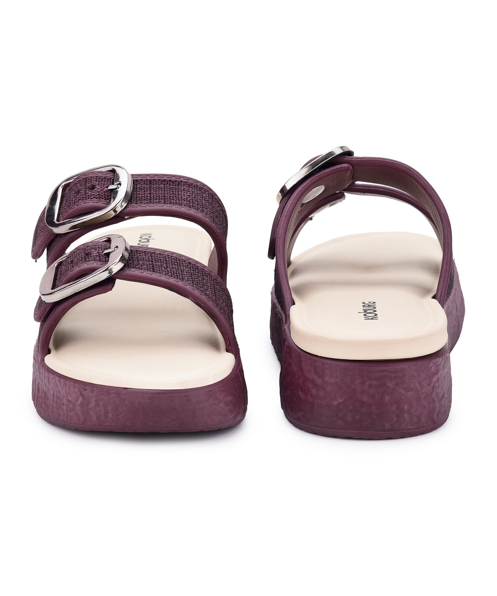 Aura Sandals for Women (Wine Beige) - Image 4