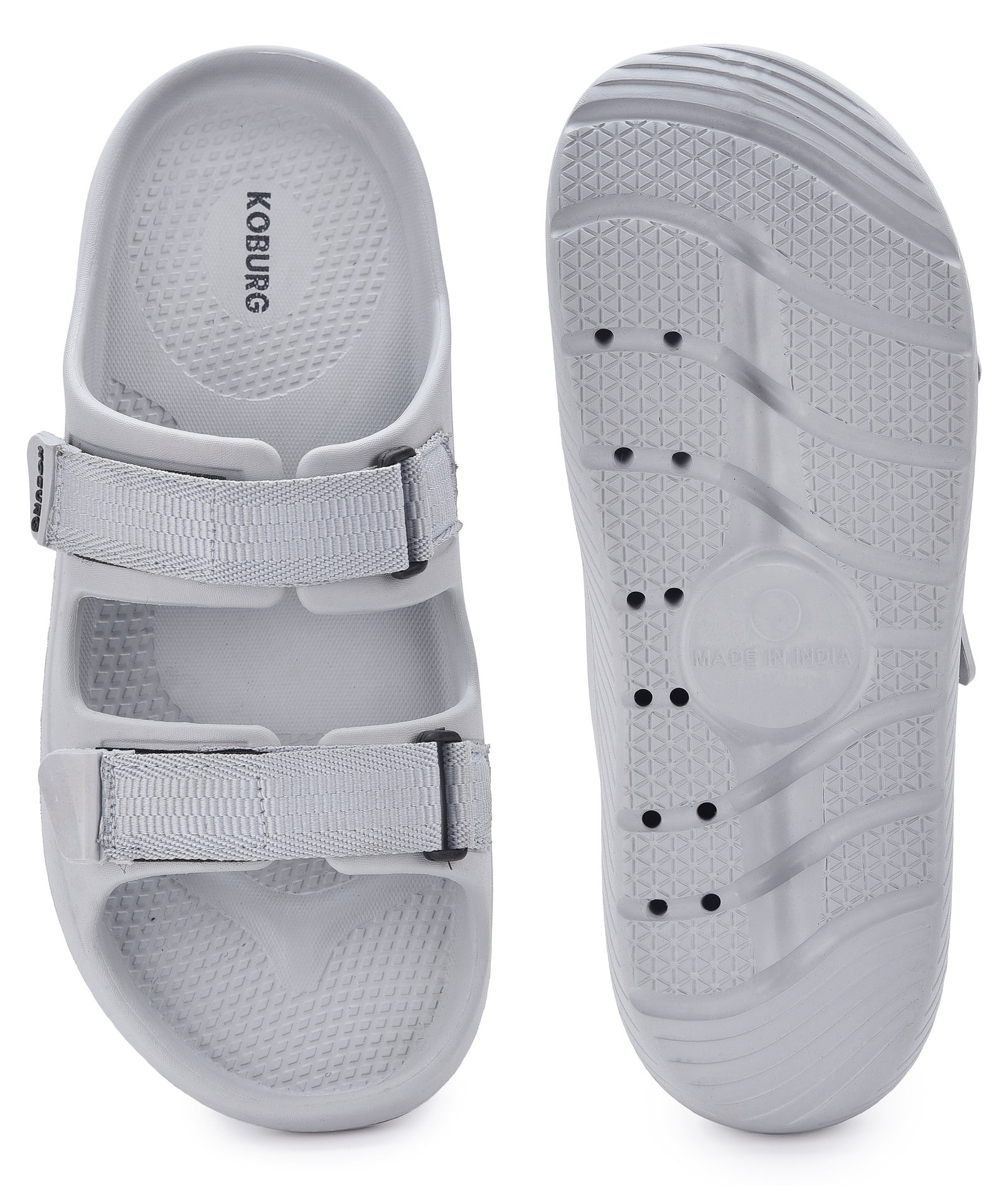 Nexa Pro Sandals for Men (Light Grey) - Image 7