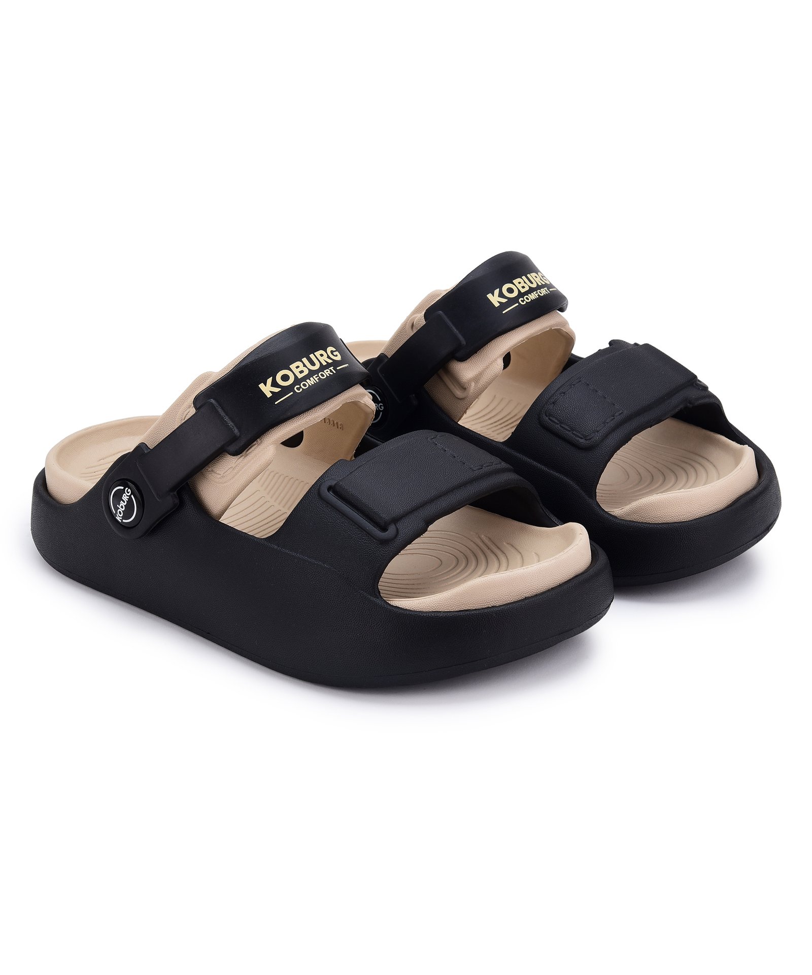 Koburg FunLite Kids Sandals (Black Beige) - Image 5