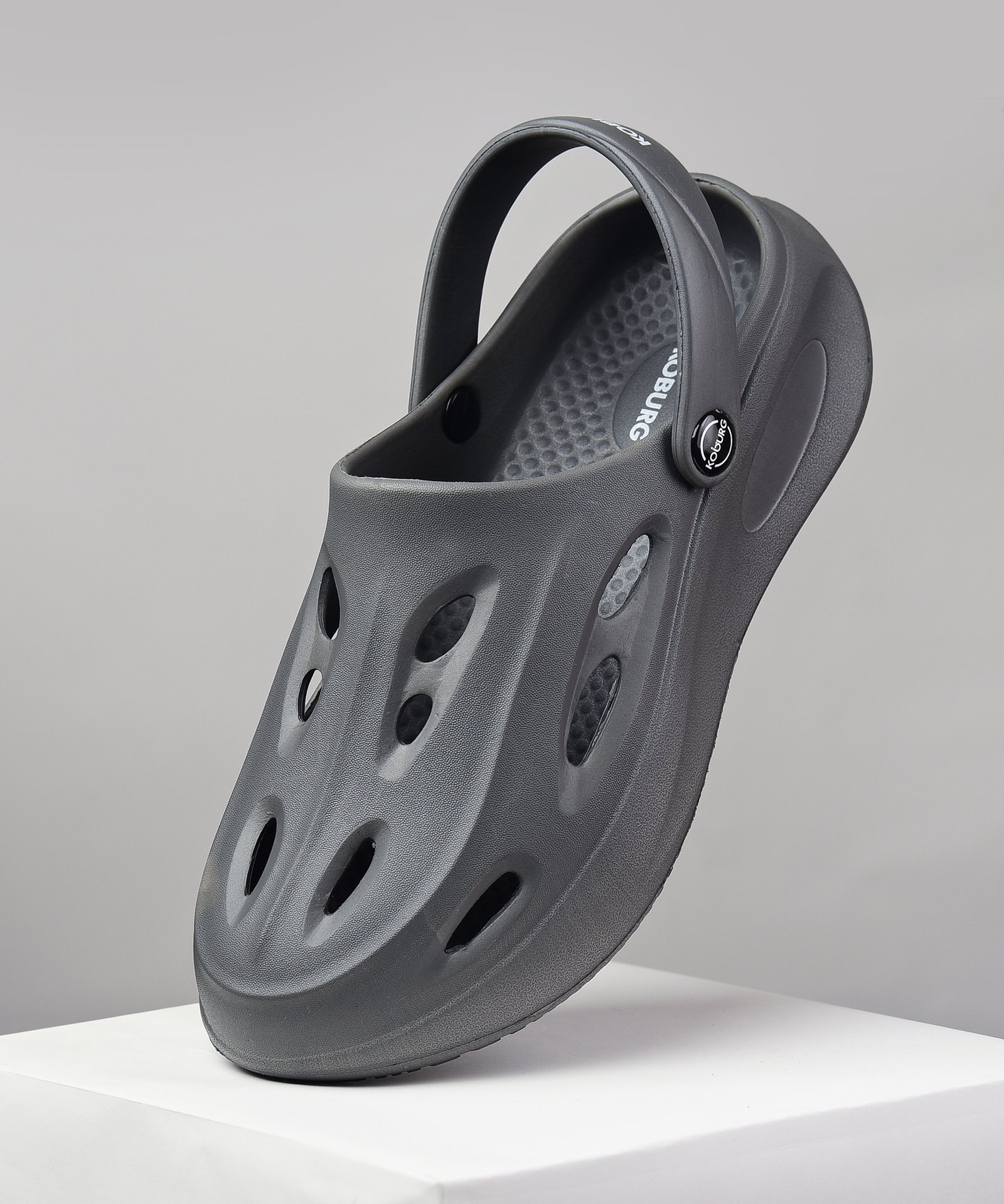 Feather Step Clog for Men (Dark Grey)