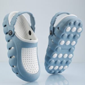 Swift Grip Clog for Kids (Sky Blue White)