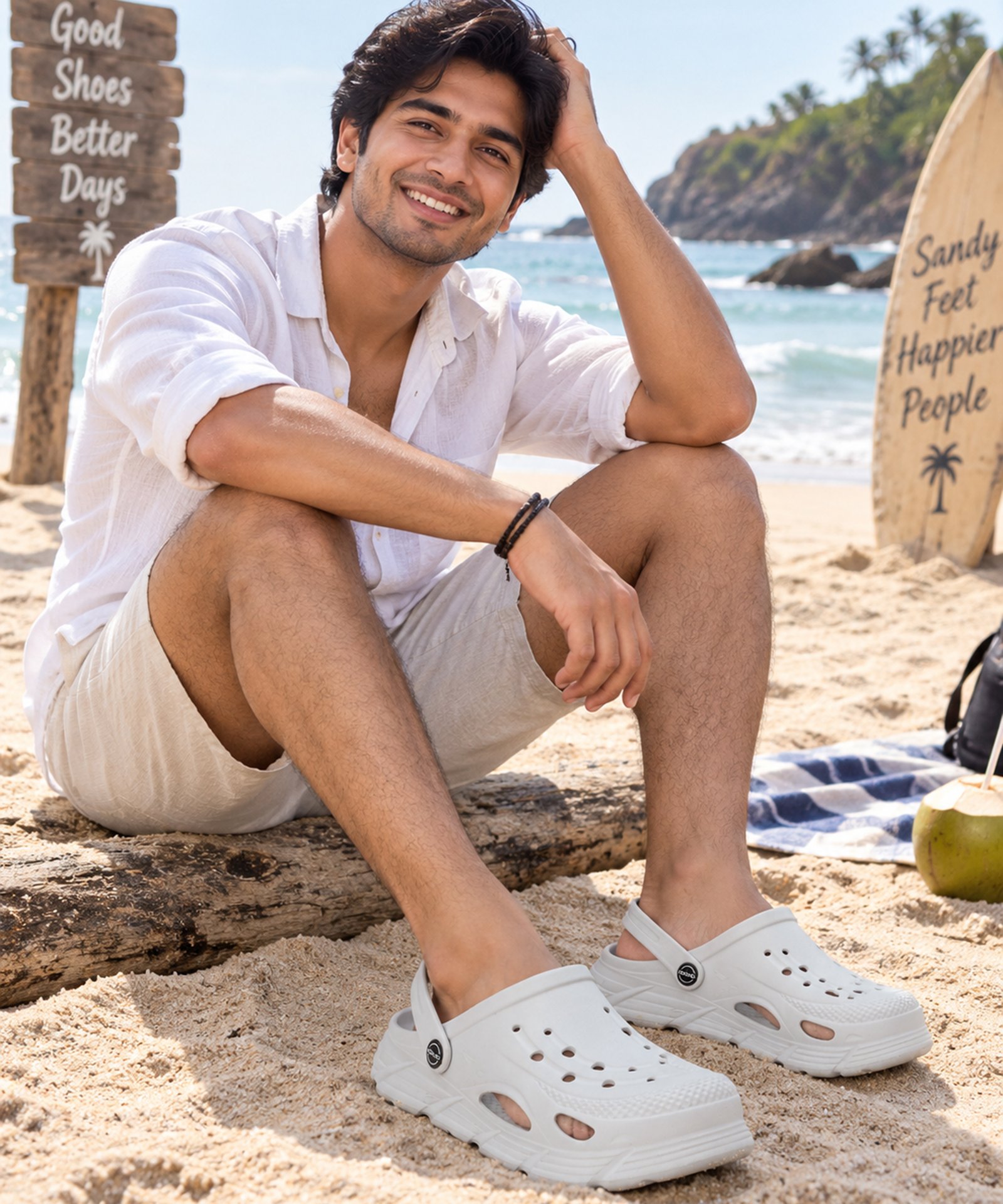 Aerowave Clog for Men (Light Grey) - Image 3